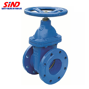 DIN F4 Cast Iron Metal Seated Water Gate Valve